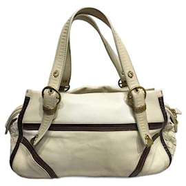 Bottega Veneta-BOTTEGA VENETA  Handbags T.  Leather-Cream