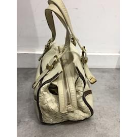 Bottega Veneta-BOTTEGA VENETA  Handbags T.  Leather-Cream