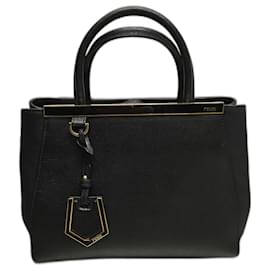Fendi-FENDI  Handbags T.  Leather-Black