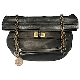 Lanvin-LANVIN  Handbags T.  Leather-Black