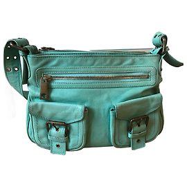 MARC JACOBS Bolsas T. Couro Turquesa