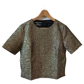 BY MALENE BIRGER Top T.FR 38 Sintetico D'oro