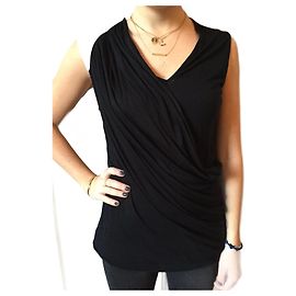 GIVENCHY Tops T.Internacional M Viscose Preto