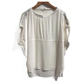 Helmut Lang-T-shirt HELMUT LANG.International S Viscose-Blanc