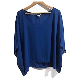 Helmut Lang-Camiseta HELMUT LANG.Viscosa Internacional M-Azul