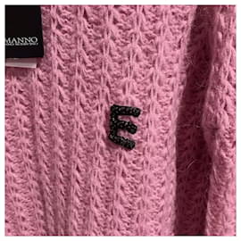 Ermanno Scervino-ERMANNO SCERVINO  Knitwear T.fr 36 WOOL-Pink