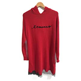 Ermanno Scervino-ERMANNO SCERVINO Tricot T-shirt.fr 42 cotton-Rouge