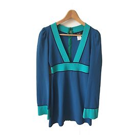 AZZARO Robes T.International S Viscose Bleu
