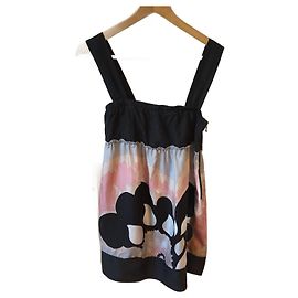 M MISSONI Top T.FR 36 Seta Nero