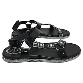 Rene Caovilla-RENE CAOVILLA  Sandals T.eu 37 Leather-Black