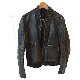 MARC JACOBS Jacken T.FR 44 Leder Schwarz