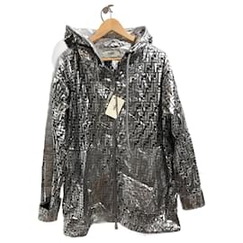 Fendi-FENDI  Jackets T.fr 44 SYNTHETIC-Silvery