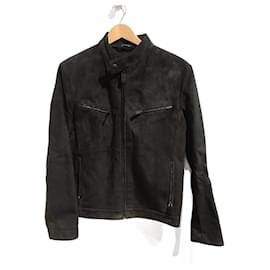 Gucci-GUCCI  Jackets T.International XS Suede-Brown