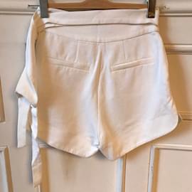 Iro-Pantalones cortos IRO.Sintético Internacional S-Blanco