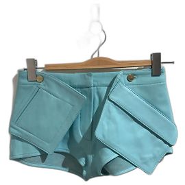 JACQUEMUS Shorts T.Couro XS Internacional Turquesa