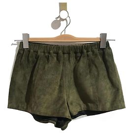 SAINT LAURENT Shorts T.fr 34 camurça Caqui