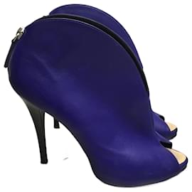 Giuseppe Zanotti-GIUSEPPE ZANOTTI Ankle boot T.eu 39.5 couro de vaca-Azul