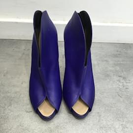 Giuseppe Zanotti-GIUSEPPE ZANOTTI  Ankle boots T.eu 39.5 Leather-Blue
