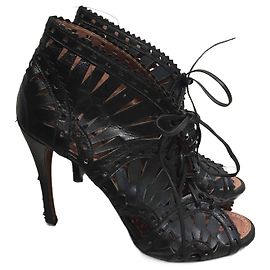 Alaïa Sandali ALAIA T.EU 38.5 Pelle Nero