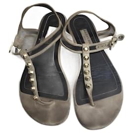 Balenciaga-BALENCIAGA  Sandals T.eu 36 Suede-Grey