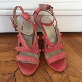 Balenciaga-BALENCIAGA  Sandals T.eu 37 Leather-Pink
