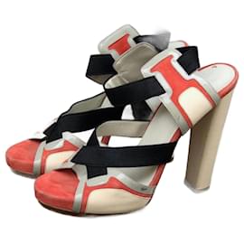 Balenciaga-BALENCIAGA  Sandals T.eu 38 Suede-Multiple colors