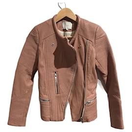 Iro-IRO  Jackets T.fr 36 Leather-Pink