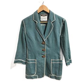 Jaquetas MOSCHINO T.FR 38 Algodão Verde