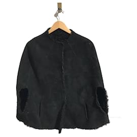 Ines et Marechal-INES ET MARECHAL  Jackets T.fr 38 Fur-Black