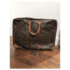 Louis Vuitton-LOUIS VUITTON  Travel bags T.  Leather-Brown