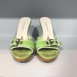 Dolce & Gabbana-DOLCE & GABBANA  Sandals T.eu 37 cloth-Green