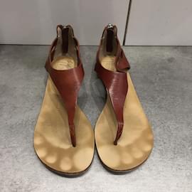 Giuseppe Zanotti-GIUSEPPE ZANOTTI  Sandals T.eu 37 Leather-Brown