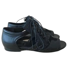 Givenchy-GIVENCHY  Sandals T.eu 36 Leather-Black