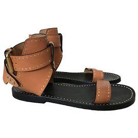 ISABEL MARANT Sandales T.UE 37 cuir de vachette Autre