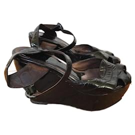 Marni-MARNI  Sandals T.eu 37 Patent leather-Black