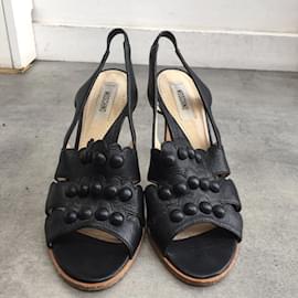 Moschino-MOSCHINO  Sandals T.eu 37 Leather-Black