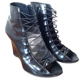 Givenchy-GIVENCHY  Ankle boots T.eu 39 Leather-Black