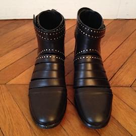 Balenciaga-BALENCIAGA  Ankle boots T.eu 37 Leather-Black
