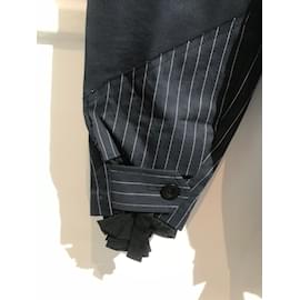 Sacai-SACAI  Trousers T.International S Cotton-Navy blue