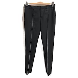 Saint Laurent-SAINT LAURENT Pantalón T.fr 40 Lana-Negro