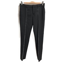 SAINT LAURENT Hose T.fr 40 Wolle Schwarz