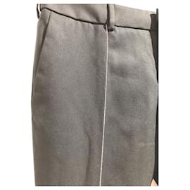 Saint Laurent-Pantalon SAINT LAURENT T.fr 40 Wool-Noir
