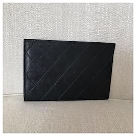 Chanel-CHANEL  Purses, wallets & cases T.  Leather-Black