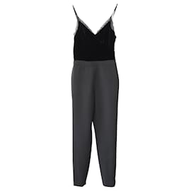 Michael Kors-Michael Michael Kors Sleeveless Jumpsuit in Black Viscose-Black