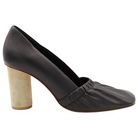 Loewe Escarpins Elastiques en Cuir Noir Noir