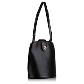 Louis Vuitton-Louis Vuitton Black Epi Cluny-Black