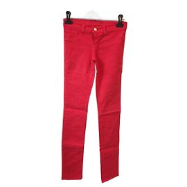 J BRAND Jeans T.US 25 Cotone Rosso