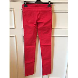 J Brand-J BRAND Jeans T.US 25 cotton-Rosso