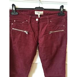 Isabel Marant Etoile-ISABEL MARANT ETOILE Jeans T.fr 36 cotton-Rosso