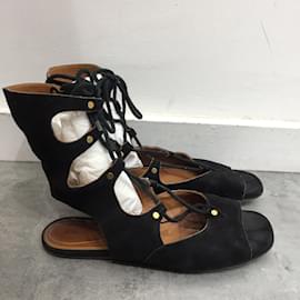 Chloé-CHLOE  Sandals T.eu 37.5 Suede-Black